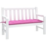  Jastuk za vrtnu klupu ružičasti 120 x 50 x 7 cm od tkanine | Eponuda.com