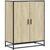 Maison Chic Omarica za obutev - Kopa za čevlje sonoma hrast 75x38x97,5 cm inž. les in kovina, (21777938) | Shoptok.si