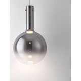 Nova Luce Siva staklena LED viseća svjetiljka s mogućnosti zatamnjivanja ø 25 cm Nostos – | shoptok.hr