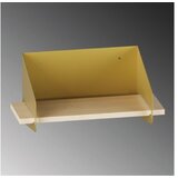 Hanah home Zidna polica sa srednjim rukohvatom, 40x20x19 cm, zlatna boja | Eponuda.ba