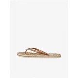 Vero Moda Brown patterned flip-flops Selma - Women