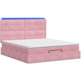  od pjene s madracem i LED-om Ružičasta 140 x 190 cm - Ružičasta 140 x 190 cm Prošiveno gumbima | shoptok.hr