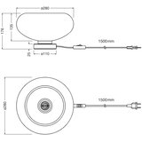 Osram stona lampa DECOR SMOKE 1xE27/12W/230V crna/zadimljeno siva | Eponuda.com