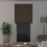  Venecijanska roleta Tamno smeđa s uzorkom 213 x 70 cm PVC | shoptok.hr