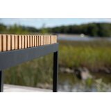 Venture Home vrtna klupa Athena 38 × 45 × 140 cm, crna | shoptok.hr