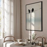  Slika - Frozen Sparrows (1 Part) Vertical 60x90 U crnom drvenom okviru | shoptok.hr