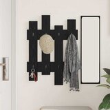  Vješalica za kapute na zidu Zidne Crni hrast 60 x 3 x 82 cm | shoptok.hr