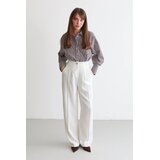 TRENDYOLMILLA ženske pantalone Twoaw26Pl00161, bela Cene
