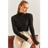 Bianco Lucci Women's Turtleneck Piece Sweater Cene