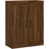 Maison Chic Stenska omarica - Zidna omarica rjavi hrast 69,5x34x90 cm inženirski les iu477, (22063113) Cene