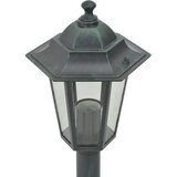 Vrtna stupna svjetiljka od aluminija 6 kom E27 110 cm tamno zelena | Eponuda.com