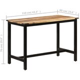  Blagovaonski stol 110 x 60 x 76 cm od masivnog drva manga | Eponuda.com