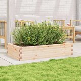  Vrtno cvetlično korito 110x60x23 cm trdna borovina | Shoptok.si