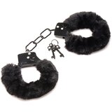 Master Series Cuffed in Fur Furry Handcuffs Black | shoptok.hr