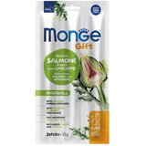 Monge gift hairball cat salmon - soft sticks protiv dlakavih kugli sa lososom i artičokom (15g) Cene