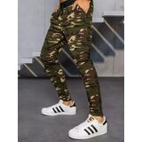 DStreet Spodnie męskie dresowe moro brązowe | shoptok.hr