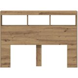  Ormarić za uzglavlje LED boja artisan hrast 140x17x102 cm | shoptok.hr