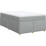 Krevet s oprugama i madracem svjetlosivi 120x190 cm od tkanine | shoptok.hr