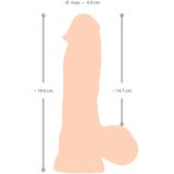  Natute Skin - Dildo s kožo - 20 cm (naravno) | Shoptok.si