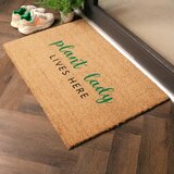 Artsy Doormats Otirač od kokosovih vlakana 60x90 cm Plant Lady Lives Here – | shoptok.hr