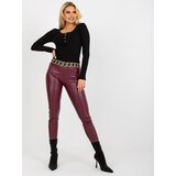 RELEVANCE Leggings-RV-LG-8444.89-burgundy | ePonuda.com