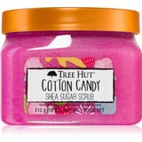 TREE HUT Cotton Candy Shea Sugar Scrub sladkorni piling za telo 510 g
