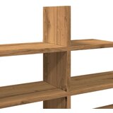 vidaXL Stenska polica artisian hrast 124,5x18x60,5 cm inženirski les | Shoptok.si