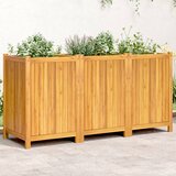 Maison Chic Vrtno cvetlično korito - Cvetlični Lonec s podlogo 150x50x75 cm akacijev les, (21789738) | Shoptok.si