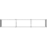  Povišeni vrtni krevet Srebrna 240 x 40 x 24 cm cinkani | shoptok.hr