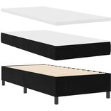 vidaXL boxspring postelja z vzmetnico črna 90x190 cm žamet, (22050298) | Shoptok.si