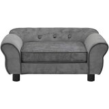 SOFA za pse tamnosiva 72 x 45 x 30 cm plišana | shoptok.hr