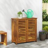 vidaXL Vrtna omara Rjava 78 x 36.5 x 78cm Trden akacijev les Cene