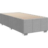  Okvir kreveta bez madraca svjetlosivi 100x200 cm od tkanine | shoptok.hr