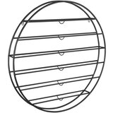 PT LIVING Crni zidni metalni držač za boce vina broj boca 12 kom 80x80x9 cm Redondo – | shoptok.hr
