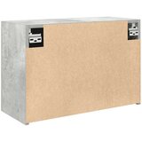vidaXL Kopalniška stenska omarica betonsko siv 60x25x40 cm inž. les | Shoptok.si