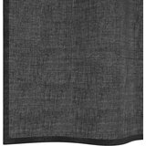 Voile zavjese s ušicama 2 kom crne 140x175 cm | shoptok.hr