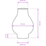 Brilagi staklo za luster i zidno svetilo za modele roata, vela, rustic, queen, timona | Eponuda.com