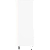  Visoka komoda bijela 40 x 36 x 110 cm od konstruiranog drva | shoptok.hr