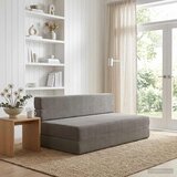 SOFA na razvlačenje Svjetlosiva 152 x 86,5 x 60 cm Tkanina | shoptok.hr