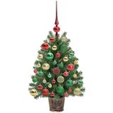  Umjetno božićno drvce s 150 LED svjetlima Zelena 75 cm PE i PVC | shoptok.hr