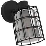 Eglo reflektor Consaca 99711, 1x E27, visina 22 cm, crna s dimljenim staklom | shoptok.hr