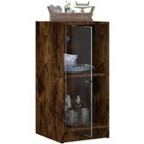 vidaXL Bočni ormarić sa staklenim vratima boja hrasta 35x37x75 5 cm | shoptok.hr