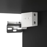 Zidni ormarić crni 80 x 33 x 80 cm od konstruiranog drva | shoptok.hr