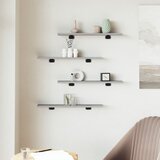  Zidne police 4 kom boja hrasta 60x10x1,5 cm konstruirano drvo | shoptok.hr
