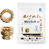CNC Kitchen Threaded Inserts M3 VORON, M3 x 5 x 4 (100 pcs) | Eponuda.com