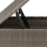  Vrtna stolica s jastukom Siva 55 x 55 x 37 cm poliratan | Eponuda.com