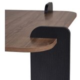 Hanah home Sto za dnevnu sobu Marais Venezia Walnut Wood Black | Eponuda.com