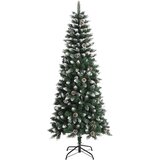 vidaXL Umjetno božićno drvce s stalakom Zelena 76 x 76 x 150 cm | shoptok.hr