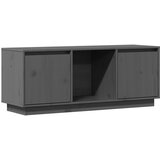 Furnova TV omarica siva 110,5x35x44 cm trdna borovina, (21923495) | Shoptok.si