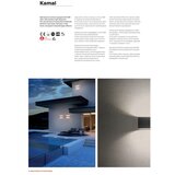  Redo 90375 - LED spoljašnje zidno svetlo KAMAL LED/6W/230V 3000K IP54 bela | Eponuda.com